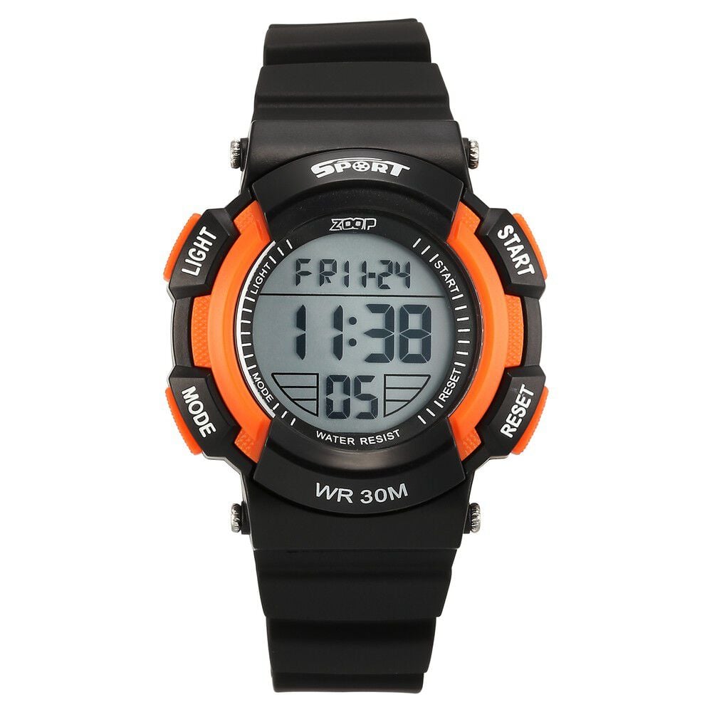 [16034PP03W] Zoop by Titan Digital Plastic Strap for Men