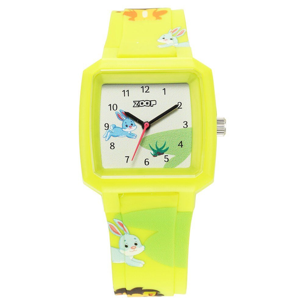 [26039pp02w] Zoop By Titan Forest Story Quartz Analog Multicoloured Dial Silicone Strap Watch For Kids