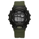 Zoop Pop Colour Digital Black Dial Green Plastic Strap Watch For Kids