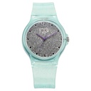 Zoop by Titan Glitter Quartz Analog Grey Dial Polyurethane Strap Watch for Kids