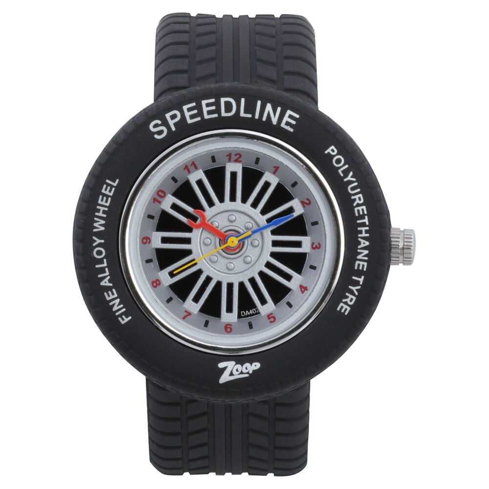 [C3021PP03] Zoop By Titan Quartz Analog Silver Dial PU Strap Watch for Kids