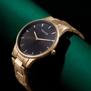 Sonata Quartz Analog Green Dial Golden Stainless Steel Strap Watch For Men