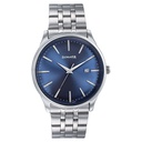 Sonata Wedding Edit Quartz Analog with Date Blue Dial Stainless Steel Strap Watch For Men