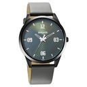 Sonata Force Quartz Analog Green Dial Leather Strap Watch for Men