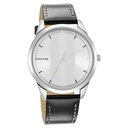 Sonata Force Quartz Analog Silver Dial Leather Strap Watch for Men