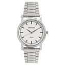 Sonata Quartz Analog White Dial Stainless Steel Strap Watch for Men