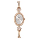 Sonata Blush Silver Dial Women Watch With Metal Strap