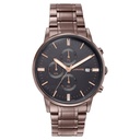 Sonata Wedding Edit Quartz Multifunction Black Dial Stainless Steel Strap Watch For Men