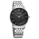 Sonata Wedding Quartz Analog Black Dial Stainless Steel Strap Watch For Men