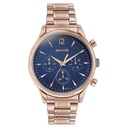 Sonata Wedding Edit Quartz Multifunction Blue Dial Stainless Steel Strap Watch For Men