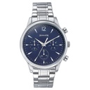 Sonata Wedding Edit Quartz Multifunction Blue Dial Stainless Steel Strap Watch For Men