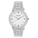 Sonata Quartz Analog White Dial Stainless Steel Strap Watch for Men