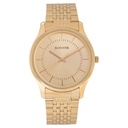 Sonata Essentials Quartz Analog Champagne Dial Golden Stainless Steel Strap Watch For Men
