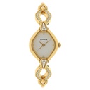 Sonata Quartz Analog White Dial Metal Strap Watch for Women