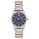 Fastrack Quartz Analog Blue Dial Stainless Steel Strap Watch for Girls