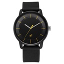 Fastrack Tees Urbanique Quartz Analog Black Dial Silicone Strap watch For Guys