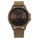 Fastrack Tees Urbanique Quartz Analog Brown Dial Silicon Strap Watch For Guys