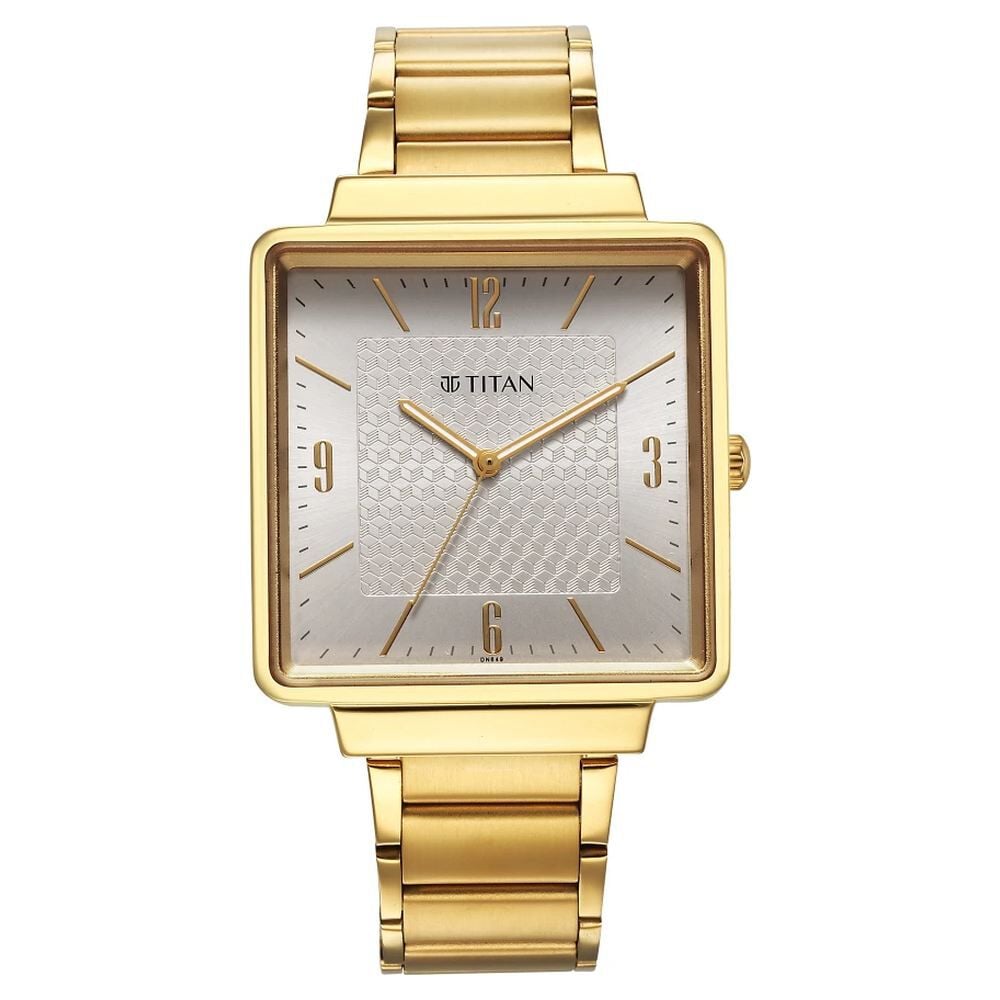 [10005YM02] Titan Karishma Silver Dial Watch for Men