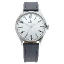 Titan Men's Minimalist Zen Watch: Sleek Leather Strap with Contrast Hands