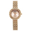 Titan Raga Showstopper Quartz Analog Rose Gold Dial Metal Strap Watch For Women