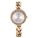 Titan Raga Showstopper Quartz Analog Silver Dial Metal Strap Watch For Women