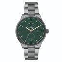 Timex Fashion Men's Green Dial Round Case Multifunction Function Watch -TWEG19905