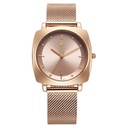 Fastrack Stunners X Quartz Analog Rose Gold Dial Stainless Steel Strap Watch For Girls