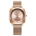 Fastrack Stunners X Quartz Analog Rose Gold Dial Stainless Steel Strap Watch For Girls