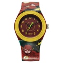 Zoop Justice League Flash Analog Watch with Red Dial & Multicoloured Strap for Boys Kids, from House of Titan