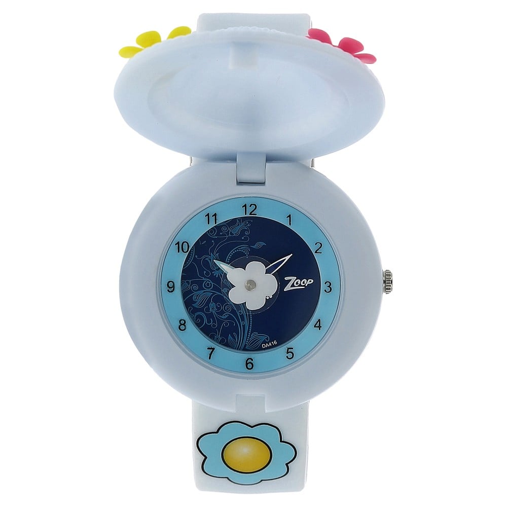 [C4032PP02] Zoop Analog Watch with Blue Dial & Blue Strap for Girls Kids, from House of Titan
