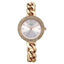 Titan Raga Showstopper Quartz Analog Silver Dial Metal Strap Watch For Women