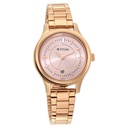 Titan Quartz Analog with Date Rose Gold Dial Rose Gold Metal Strap Watch For Women
