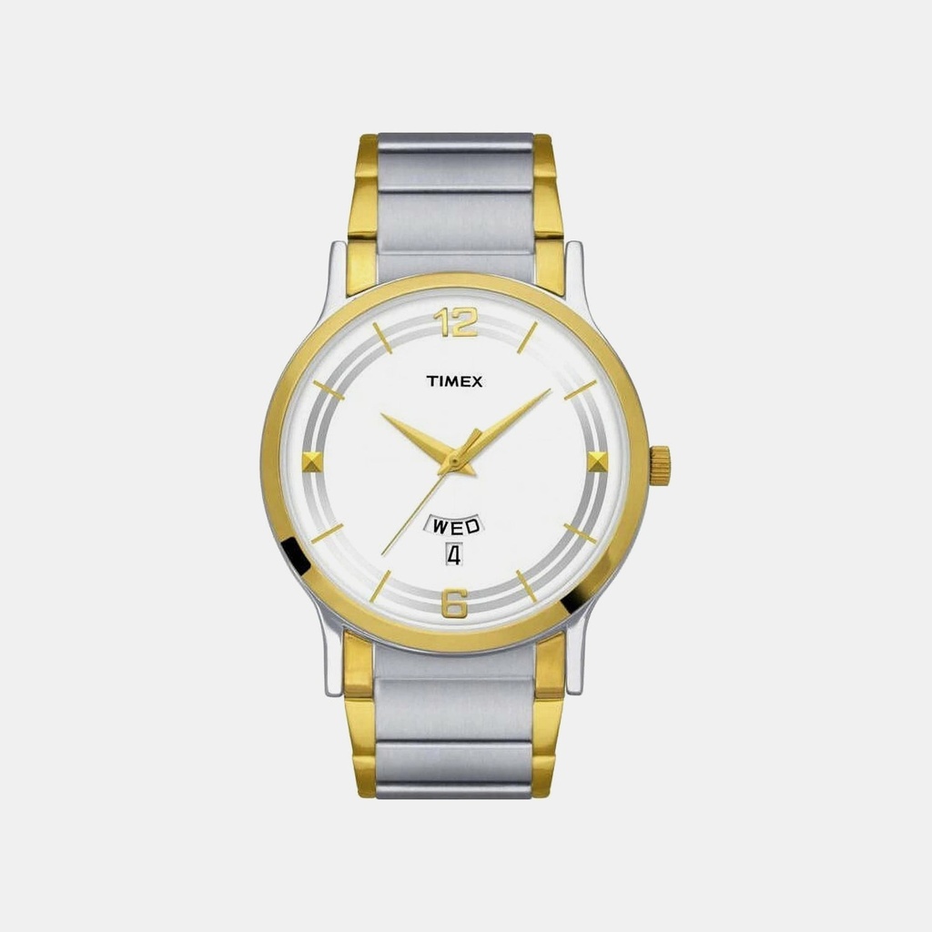 Timex Trendline Men Quartz Dial Analog Stainless Steel Watch TW000R424