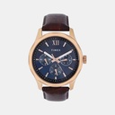 Timex Signio Men Quartz Blue Dial Multi-Function Leather Watch TW0TG7601