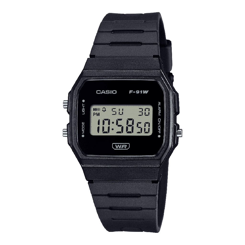 Casio Youth Unisex Quartz Black Dial Digital Resin Watch D370