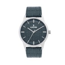 Logues Quartz Analogue Black Dial Black Leather Strap Watch For Men