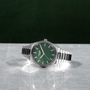 Sonata Poze Quartz Analog Green Dial Two Toned Metal Strap Watch For Men