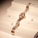 Sonata Poze Quartz Analog Rose Gold Dial Rose Gold Metal Strap Watch For Women