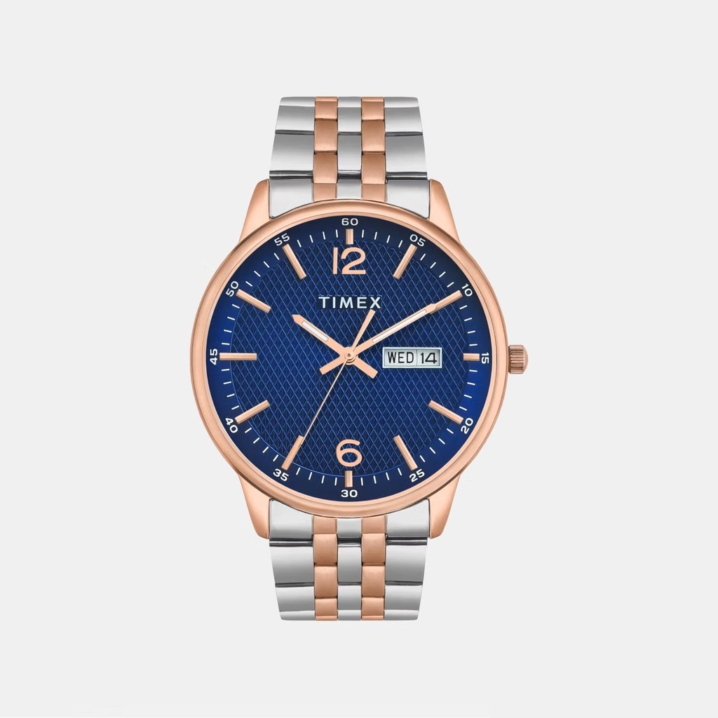 Timex Trendline Men Quartz Dial Analog Stainless Steel Watch TWTG12110