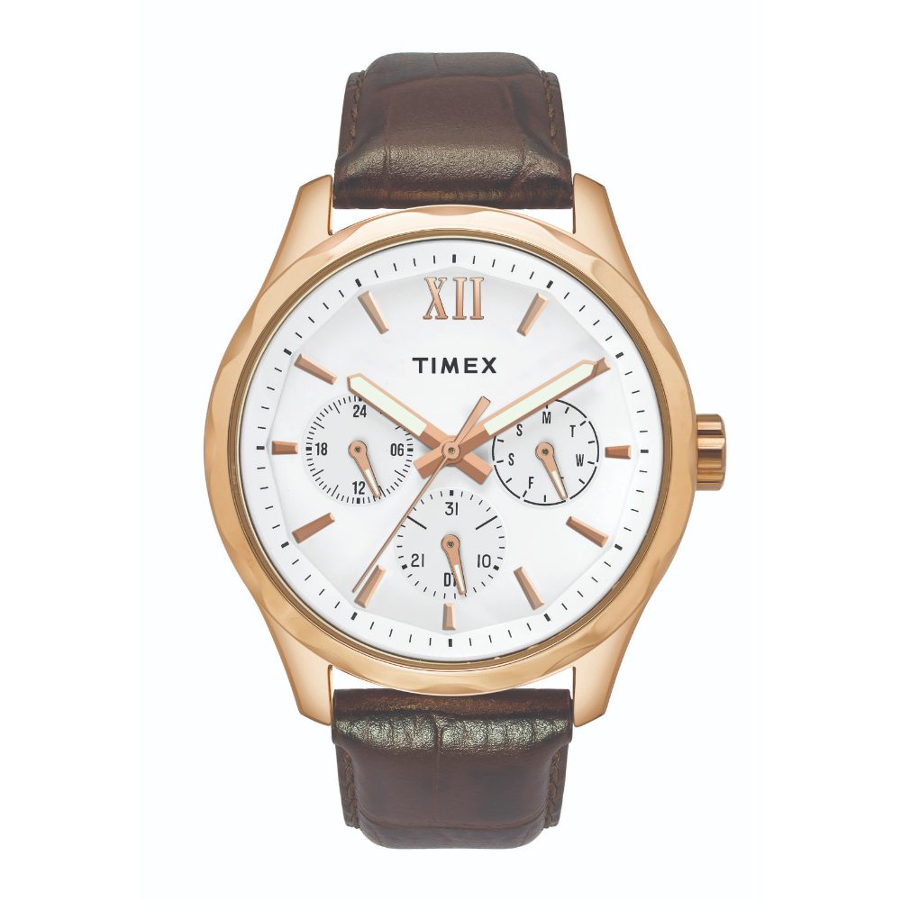 [TW0TG7600] Timex Empera Men's White Dial Round Case Multifunction Function Watch -TW0TG7600
