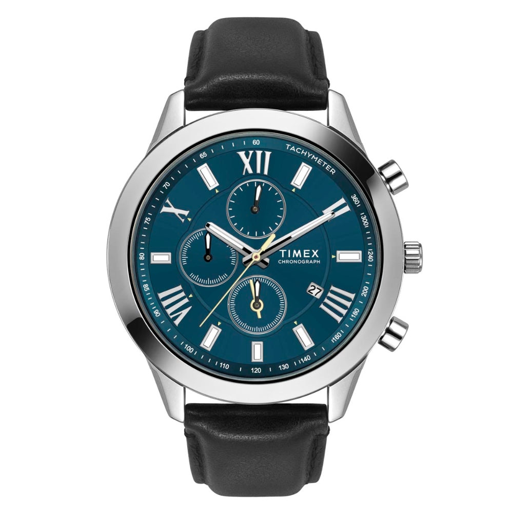 [TWEG18515] Timex Cosmic Awe Men Chronograph Round Dial Teal Watch - TWEG18515