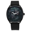 Fastrack Tik Tok Quartz Multifunction Green Dial Leather Strap Watch For Guys