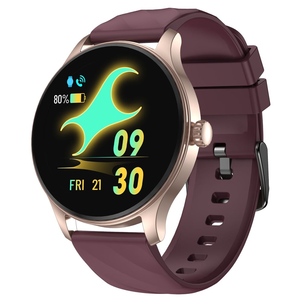 [38088PP09K] Fastrack Jupiter R1 With 3.50 cm, BT Calling, Fast Charge, IP68, Calculator, AI Voice Assistant, Fashion Smartwatch