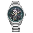 Fastrack Automatics Green Dial Silver Metal Strap Automatic Watch ForGuys