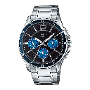 Casio Enticer Men Quartz Blue Dial Multi-Function Stainless Steel Watch A950