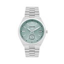 Logues Quartz Analogue Blue Dial Steel Metal Strap Watch For Men