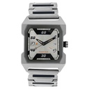 Fastrack Quartz Analog Silver Dial Stainless Steel Strap Watch for Guys