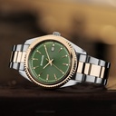 Sonata Festive Quartz Analog with Date Green Dial Metal Strap Watch For Men