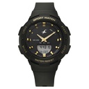 Fastrack StreetStyle Quartz Analog Black Dial Black Plastic Strap Watch For Girls