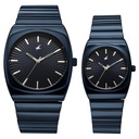 Fastrack Mixmatched Quartz Analog Multicoloured Dial Two Toned Stainless Steel Strap Watch For Couple